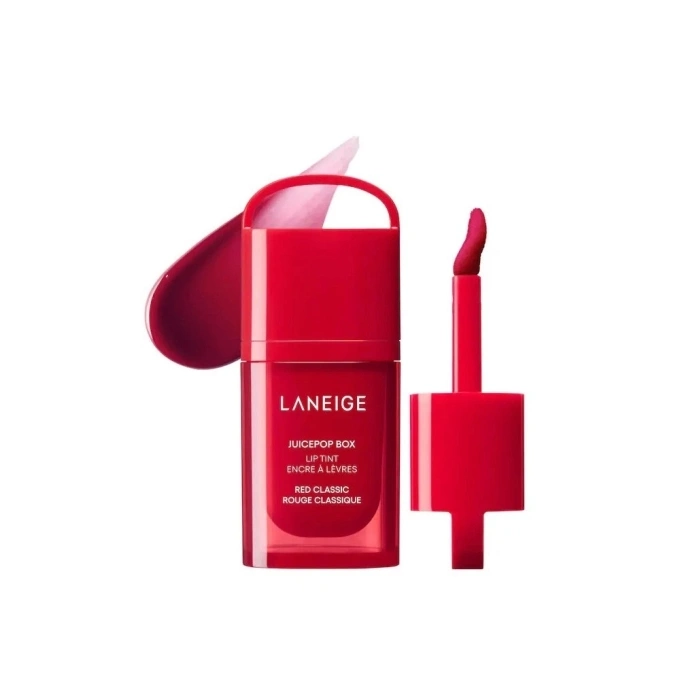 LANEIGE Juice Pop Box Lip Tint: Mang đến hiệu ứng "juicy" căng mọng, vừa làm đẹp vừa dưỡng môi chuyên sâu. Giá tham khảo: 585.000 đồng.